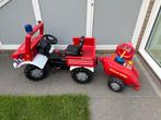 Trapauto tractor Rolly Toys UNIMOG Brandweer met Aanhanger, Kinderen en Baby's, Ophalen, Gebruikt