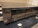 JVC TD-W205 TITANIUM CASSETTEDECK, Audio, Tv en Foto, Ophalen of Verzenden, Dubbel, JVC