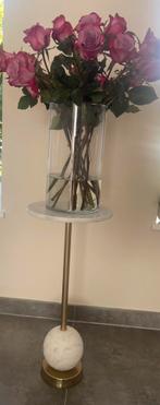 Bijzettafel house of nordic marmer zgan, 45 tot 60 cm, Minder dan 55 cm, Rond, Ophalen of Verzenden