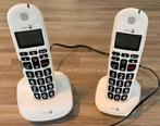 seniorentelefoon Doro DECT Duo Easy 110 – wit (2 toestellen), Telecommunicatie, Vaste telefoons | Handsets en Draadloos, Ophalen of Verzenden