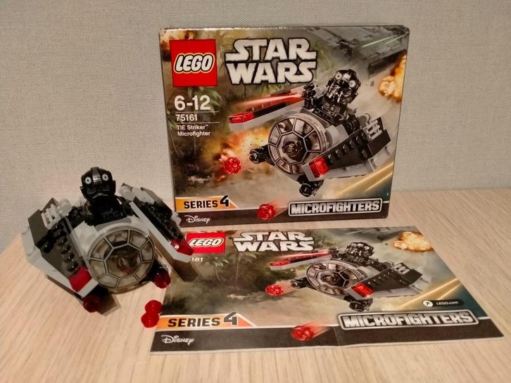 Lego 75161 Star Wars TIE Striker Microfighter Series 4, Kinderen en Baby's, Speelgoed | Duplo en Lego, Zo goed als nieuw, Lego