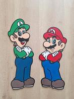 Grote wandborden set: Super mario en Luigi voor €39,95, Ophalen, Nieuw, Wanddecoratie