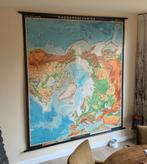 Schoolkaart wandkaart wereldkaart Noordpool, Antiek en Kunst, Antiek | Schoolplaten, Ophalen, Aardrijkskunde