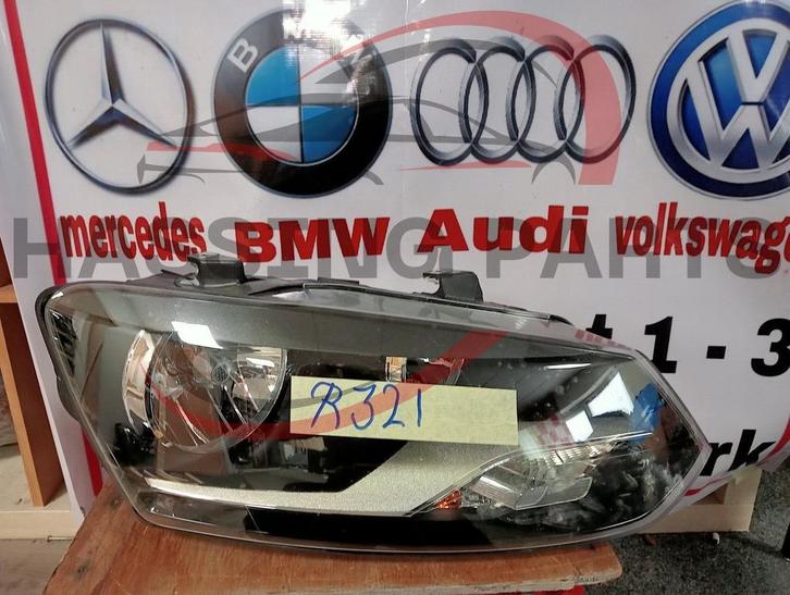 VW Polo 6R H7 Halogeen Koplamp Rechts R 6R1941008F, Auto-onderdelen, Verlichting, Volkswagen, Gebruikt, Ophalen of Verzenden