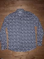 Wit met groene Cast Iron blouse mt XXL, Kleding | Heren, Grote Maten, Overhemd, Wit, Ophalen of Verzenden, Zo goed als nieuw