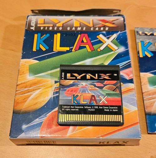 Japanse Atari Lynx Klax, Spelcomputers en Games, Games | Atari, Atari Lynx, Ophalen of Verzenden