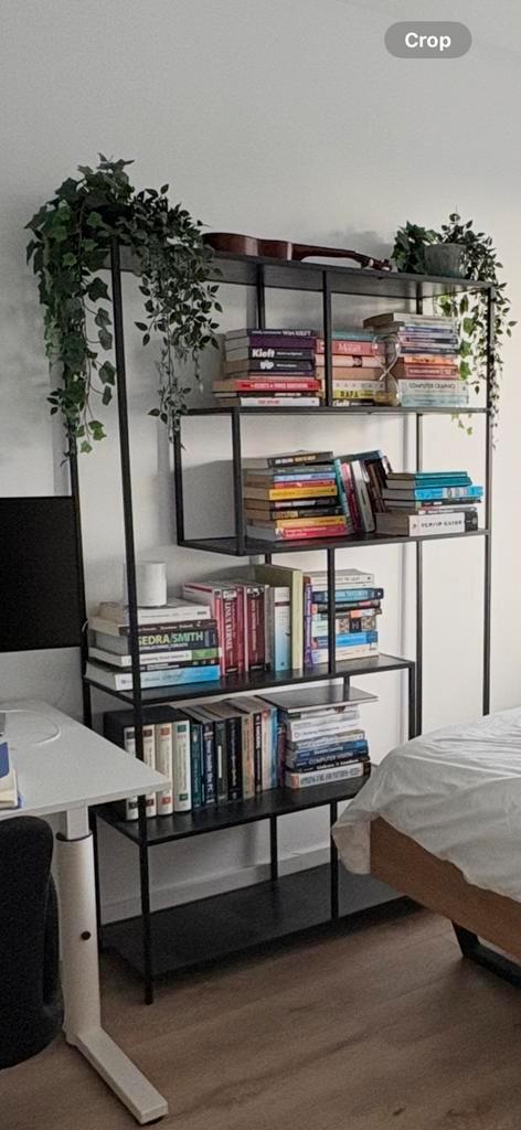 Modern industrieel kast 185x114x35 cm, Huis en Inrichting, Kasten | Boekenkasten, Zo goed als nieuw, 100 tot 150 cm, 150 tot 200 cm