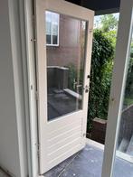 Meranti Balkondeur - Hardhout, Geïsoleerd Glas, Ophalen, Gebruikt, 80 tot 100 cm, Buitendeur