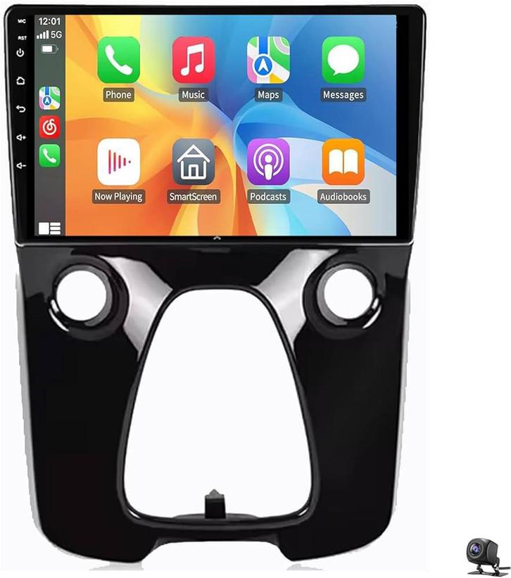 Peugeot 108 – CarPlay/Android Auto + Camera Inbouw, Auto diversen, Autoradio's, Zo goed als nieuw, Ophalen of Verzenden