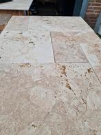 TRAVERTIN TEGELS BUITENTEGELS 3CM DIK! BUITENVLOEREN, Tuin en Terras, Nieuw, Ophalen of Verzenden, Terrastegels, Natuursteen
