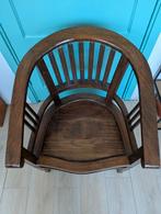 Houten stoel, Huis en Inrichting, Stoelen, Ophalen, Zo goed als nieuw, Bruin, Eén