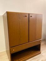 Vintage Teakhouten Highboard / Barkast (Jaren '80), Antiek en Kunst, Antiek | Meubels | Kasten, Ophalen