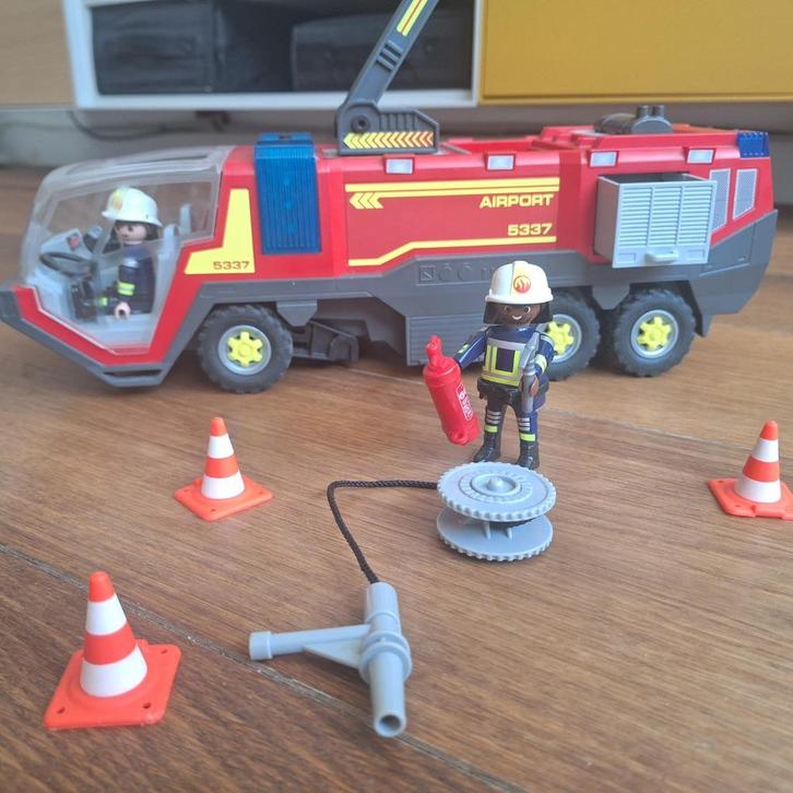 Playmobil Brandweerwagen (9463 oud model), Kinderen en Baby's, Speelgoed | Playmobil, Gebruikt, Complete set, Ophalen