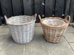 Leuke rieten manden!, Huis en Inrichting, Woonaccessoires | Schalen en Manden, Ophalen, Mand, Rond, Zo goed als nieuw