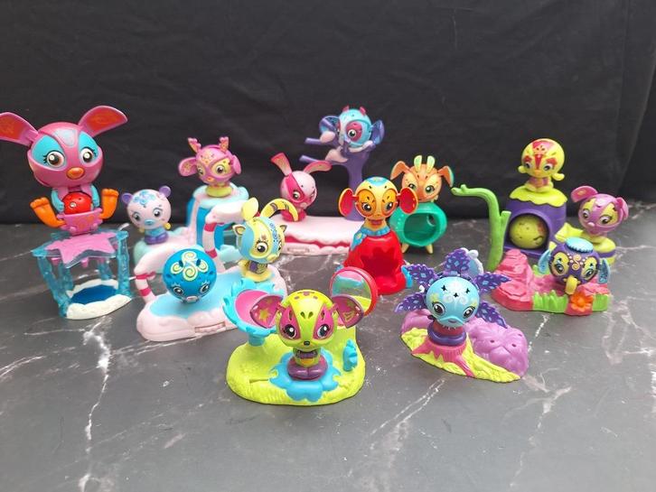 Zoobles set – 14 figuren + 10 Happitats – Compleet & Leuk!, Kinderen en Baby's, Speelgoed | Actiefiguren, Gebruikt, Ophalen of Verzenden
