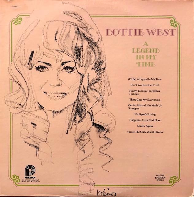 DOTTIE WEST LP: A LEGEND IN MY TIME, Cd's en Dvd's, Vinyl | Country en Western, Gebruikt, 12 inch, Ophalen of Verzenden