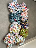 Milovia wasbare luiers (9 stuks) met boosters, Ophalen of Verzenden, Gebruikt