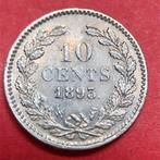 10 cent 1893. Zfr/ Pr., Zilver, Ophalen of Verzenden, 10 cent, Koningin Wilhelmina