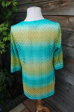 Tuniek blauw/ geel Madeleine PAUW mt M transp Vaste prijs, Maat 38/40 (M), Blauw, MAdeleine, Ophalen of Verzenden