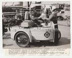 A.N.W.B. motor met zijspan terugkeer uit Zweden wegenwacht, Gebruikt, Verzenden, Foto, 1940 tot 1960