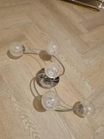 Moderne Plafondlamp met Glazen Bollen, Ophalen, Zo goed als nieuw, Glas, Minder dan 50 cm