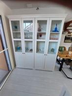 Vitrine kast 2 stuks wit Ikea  Liatorp, Ophalen, 80 tot 100 cm, Binnendeur, Minder dan 200 cm