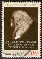 Australië 1989 Sir Henry Parkes sg1168 -13, Ophalen of Verzenden, Gestempeld