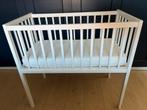 Wit houten ledikant 40x80 cm, inclusief matras en beddengoed, Kinderen en Baby's, Babywiegjes en Ledikanten, Ophalen of Verzenden