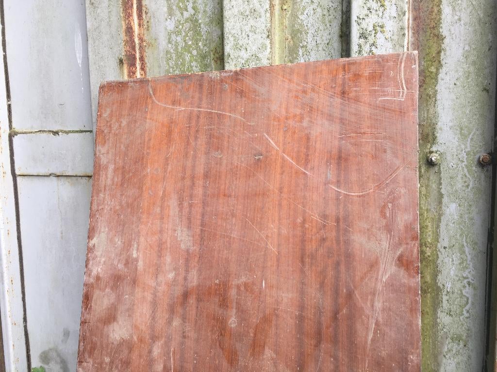 harthouten blad -- bar blad --werkbank--tafelblad--tuintafel, Ophalen, Zo goed als nieuw