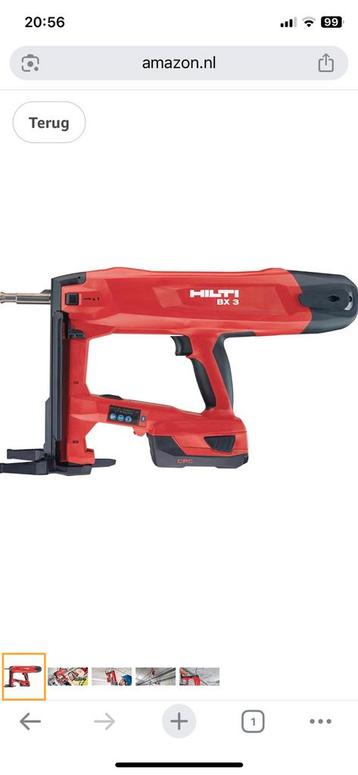Hilti schietmachine van 2020 en een paar keer gebruikt  beschikbaar voor biedingen