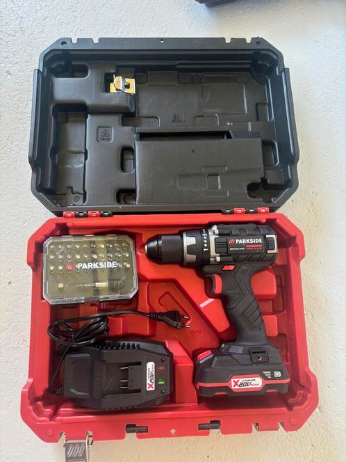 Parkside Performance Accuboormachine PABSP 20-Li B2 —incl., Doe-het-zelf en Verbouw, Gereedschap | Boormachines, Zo goed als nieuw