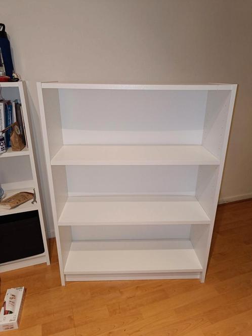 Twee IKEA Billy boekenkastjes (80x28x106), Huis en Inrichting, Kasten | Boekenkasten, Zo goed als nieuw, Minder dan 50 cm, Minder dan 100 cm