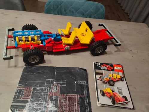 Technisch Lego technic 853 car chassis auto, Kinderen en Baby's, Speelgoed | Duplo en Lego, Gebruikt, Lego, Complete set, Ophalen of Verzenden