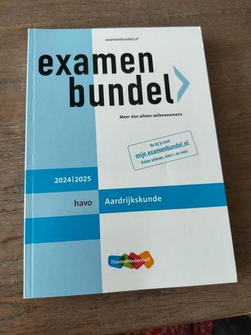 Examenbundel havo Aardrijkskunde 2024/2025 beschikbaar voor biedingen