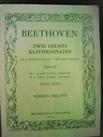 Beethoven - Zwei leichte Klaviersonaten Opus 49, Ophalen of Verzenden, Artiest of Componist, Klassiek