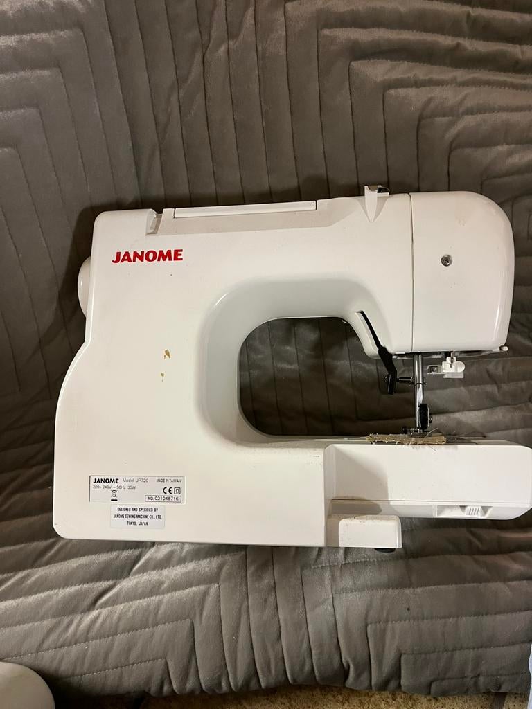 Naaimachine Janome Jem Platinum 720 – Compact & Betrouwbaar, Ophalen of Verzenden, Zo goed als nieuw, Naaimachine, Janome