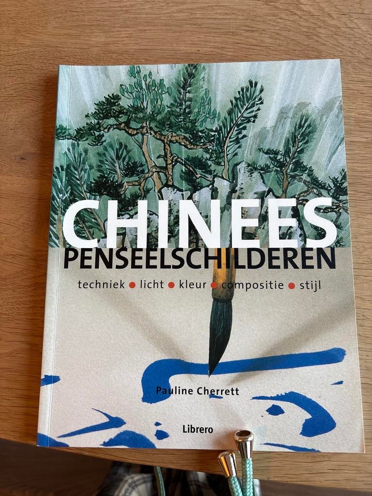 Chinees penseelschilderen - Pauline Cherrett, Hobby en Vrije tijd, Schilderen, Zo goed als nieuw, Penseel of Kwast, Ophalen of Verzenden