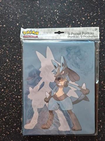9 pocket Pokemon Lucario binder map voor 180 kaarten beschikbaar voor biedingen