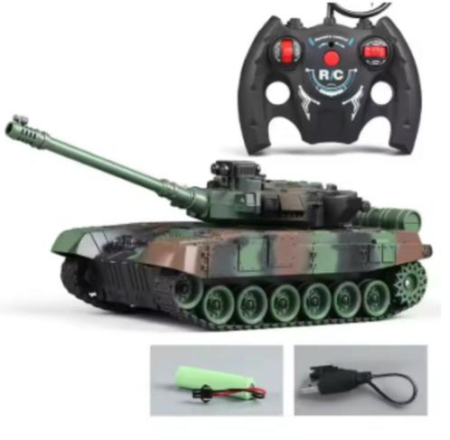 Radiografisch bestuurbare Leopard 2 tank (40cm), Hobby en Vrije tijd, Modelbouw | Radiografisch | Auto's, Nieuw, Onderdeel, Elektro