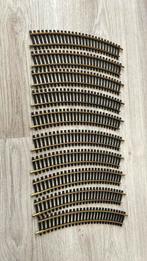 Fleischmann H0 rails 10x bocht nr 6025 in nette staat, Hobby en Vrije tijd, Gebruikt, Gelijkstroom, Fleischmann, Rails