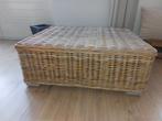 Rotan Hocker / Salontafel, Huis en Inrichting, Tafels | Salontafels, Ophalen, Overige materialen, Gebruikt, 50 tot 100 cm