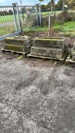 24 Zware opsluitbanden, Tuin en Terras, Tegels en Klinkers, Ophalen, Gebruikt, Overige typen, Minder dan 5 m²
