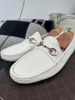 GUCCI Loafers // Instappers // Wit // Heren // Maat 43, Loafers, Wit, Nieuw, Ophalen of Verzenden