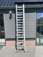 Altrex opsteekladder uitschuifladder 2x9 plus 1x8 treden, Doe-het-zelf en Verbouw, Ladders en Trappen, Ophalen, 4 meter of meer