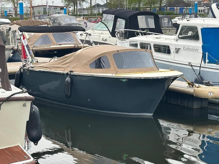 Sloep 650 met zwemplateau trapje zonder vaarbewijs te varen, Watersport en Boten, Sloepen, Gebruikt, 10 tot 30 pk, 6 meter of meer