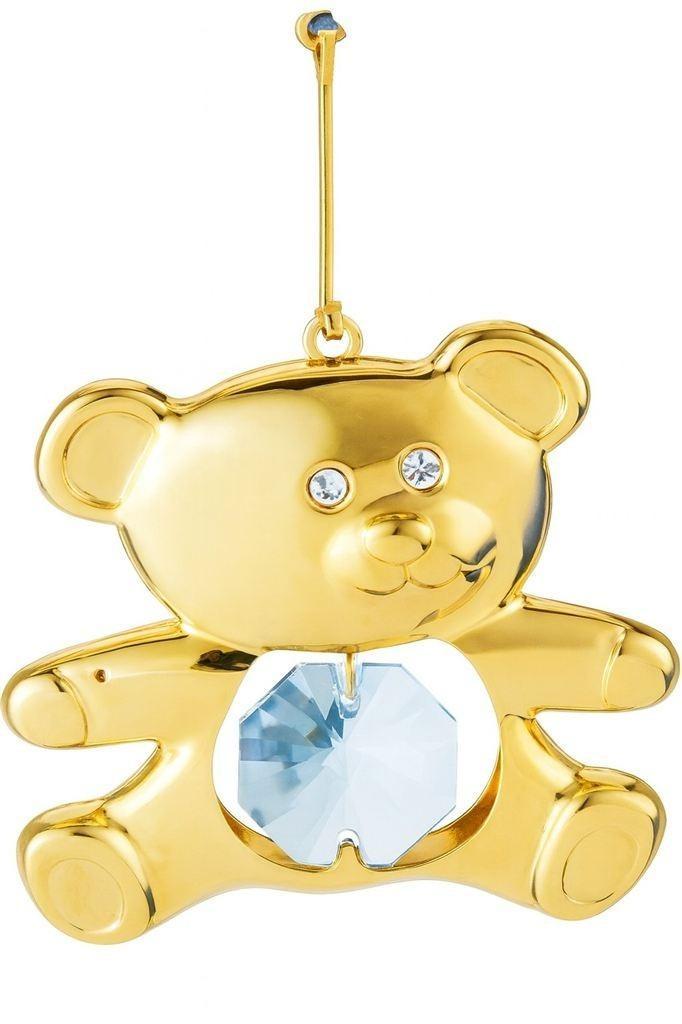 Beer 24-karaats verguld en gedecoreerd met Swarovski-kristal, Huis en Inrichting, Woonaccessoires | Overige, Nieuw, Ophalen of Verzenden