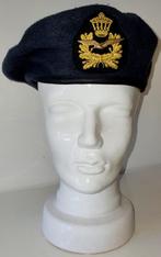 Prachtige complete Koninklijke Luchtmacht KLu Baret, Verzenden, Luchtmacht, Nederland, Helm of Baret