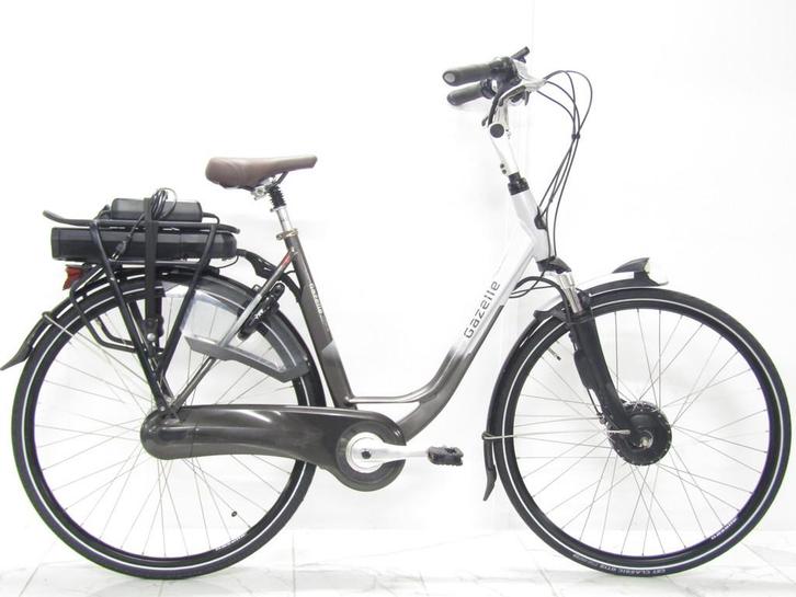 Gazelle Orange grijs dames 53cm 28inch, Fietsen en Brommers, Elektrische fietsen, Gebruikt, Gazelle, 51 tot 55 cm