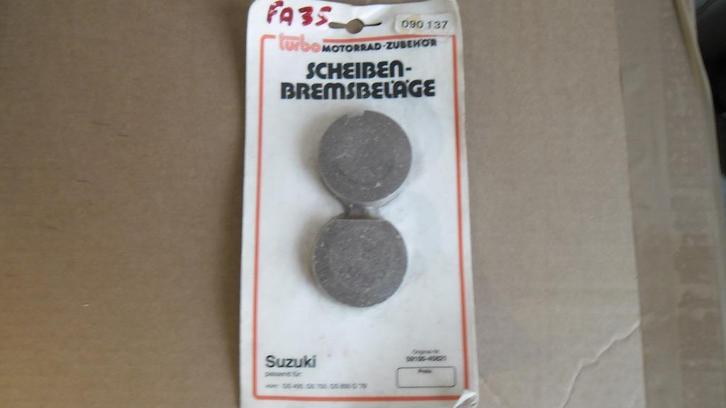 remblokken gt gs dr ls 125 250 400 500 550 750 850 1000 rem, Motoren, Onderdelen | Suzuki, Nieuw, Ophalen of Verzenden