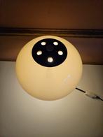 Vintage Tafellamp Bruin/Beige, Huis en Inrichting, Kunststof, Gebruikt, Vintage, Ophalen of Verzenden